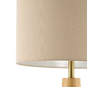   Flared Wooden Accent Floor Lamp | Oroa.com