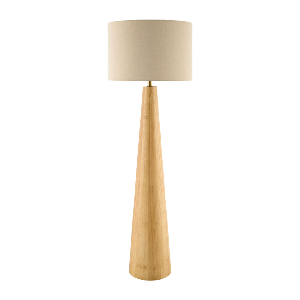   Flared Wooden Accent Floor Lamp | Oroa.com