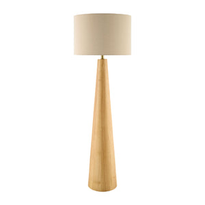   Flared Wooden Accent Floor Lamp | Oroa.com