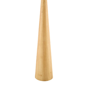   Flared Wooden Accent Floor Lamp | Oroa.com
