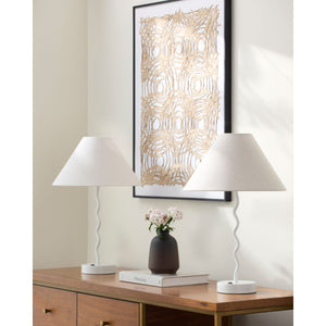   Wavy Iron Table Lamp Set (2) | Oroa.com