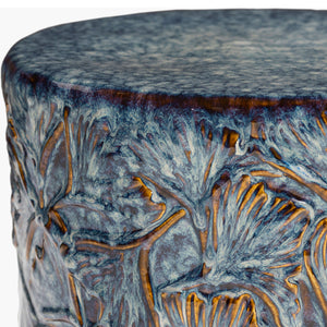   Carved Ceramic Garden Stool | Oroa.com