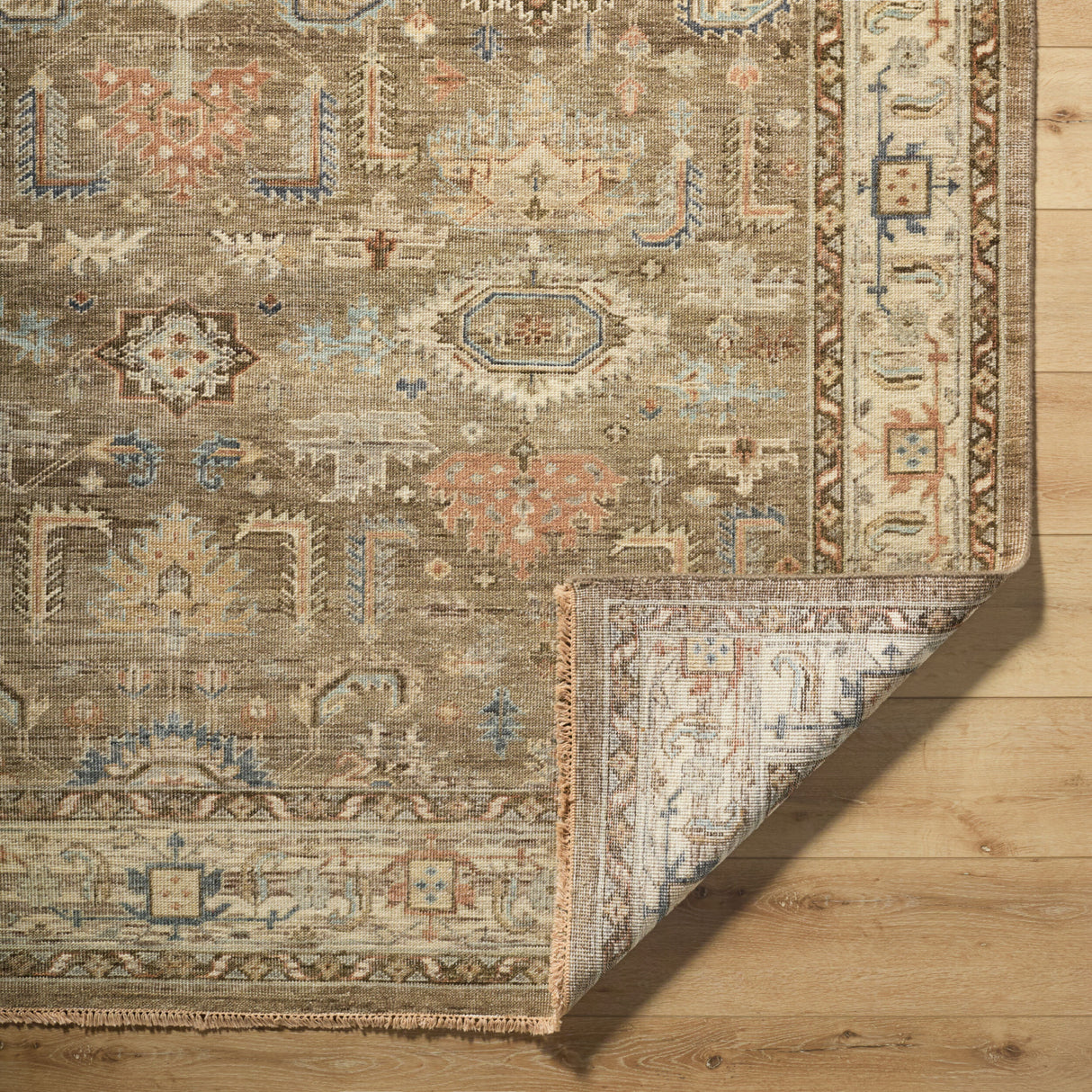   Modern European furniture - Patterned Brown Wool Table Runner - www.oroa.com | Oroa.com