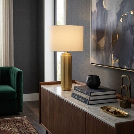   Metallic Finish Accent Table Lamp | Oroa.com