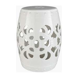   Modern European furniture - Openwork Glazed Ceramic Garden Stool - www.oroa.com | Oroa.com