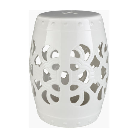   Modern European furniture - Openwork Glazed Ceramic Garden Stool - www.oroa.com | Oroa.com