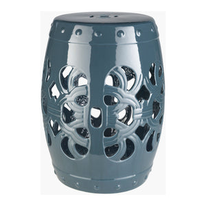   Modern European furniture - Openwork Glazed Ceramic Garden Stool - www.oroa.com | Oroa.com