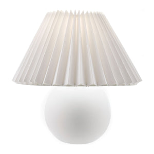   Pleated Linen Ceramic Table Lamp | Oroa.com