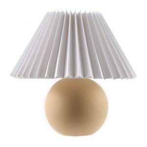   Pleated Linen Ceramic Table Lamp | Oroa.com