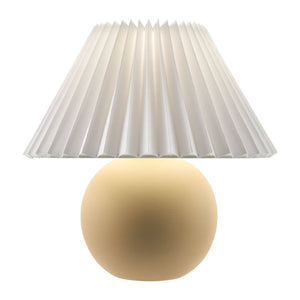   Pleated Linen Ceramic Table Lamp | Oroa.com