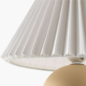   Pleated Linen Ceramic Table Lamp | Oroa.com