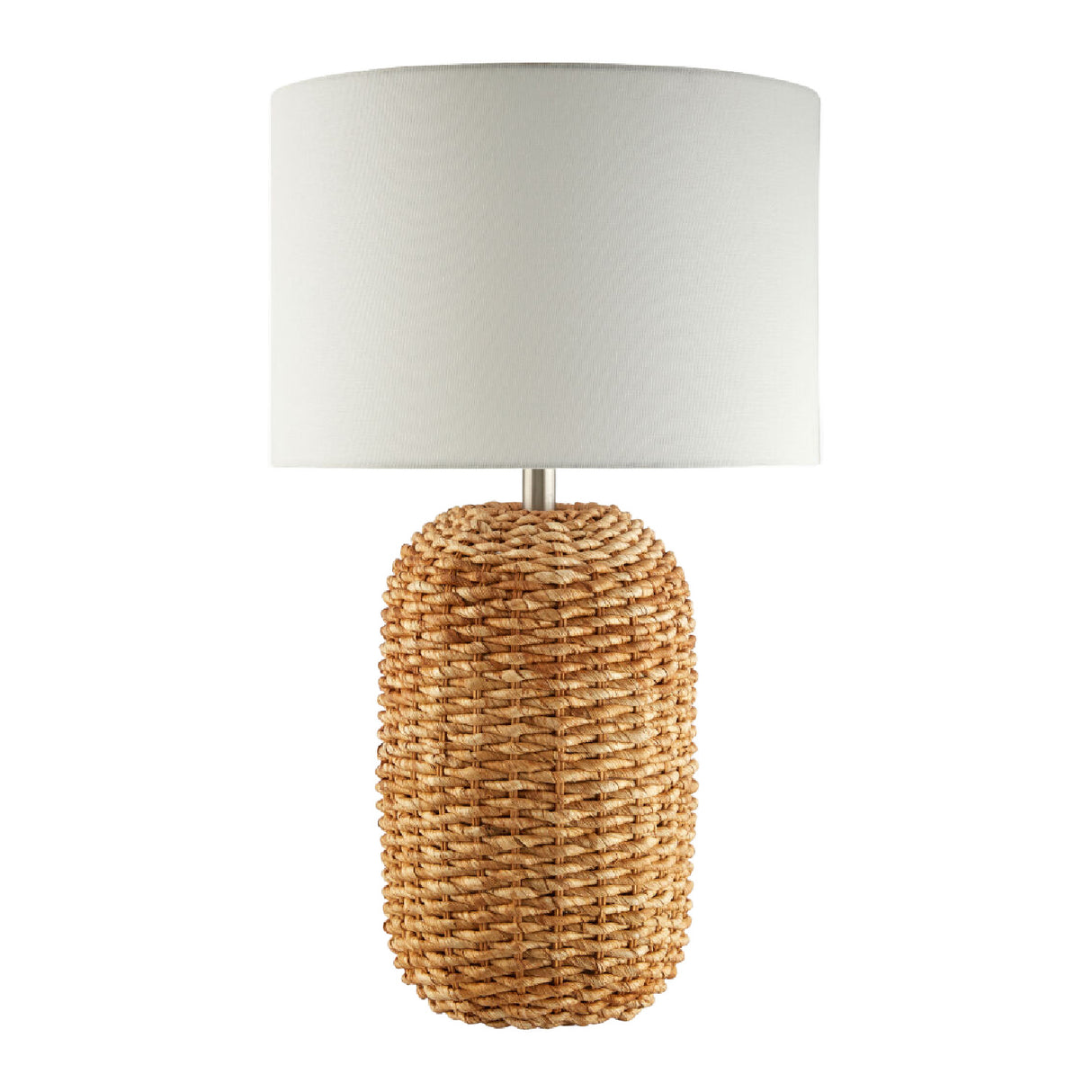   Rattan White Cotton Table Lamp | Oroa.com