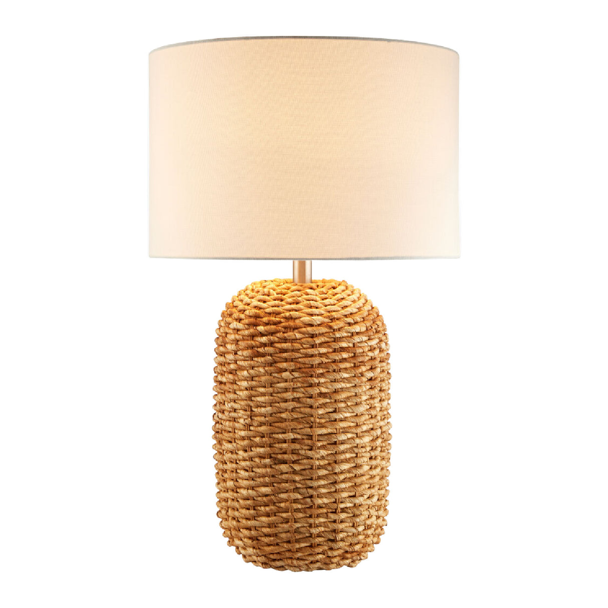   Rattan White Cotton Table Lamp | Oroa.com