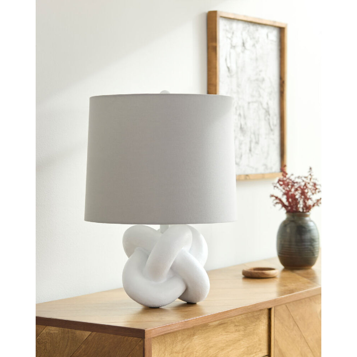   Knotted Base Accent Table Lamp | Oroa.com