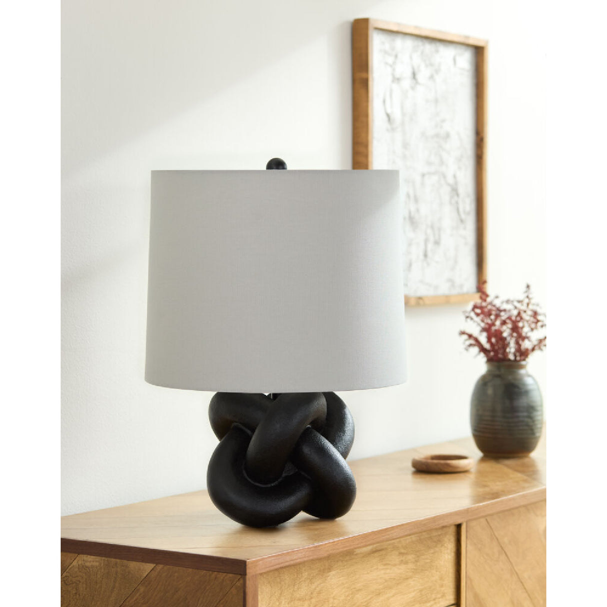   Knotted Base Accent Table Lamp | Oroa.com