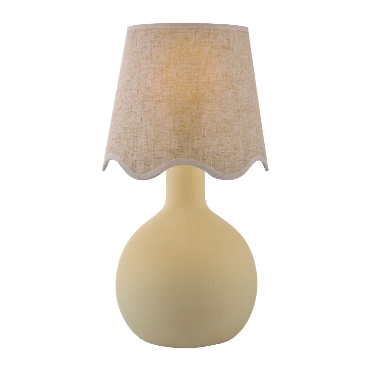   Wavy-Edge Rattan Ceramic Table Lamp | Oroa.com