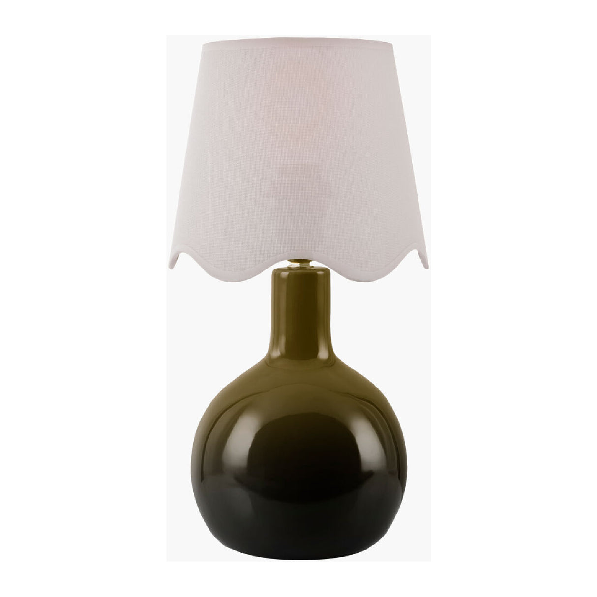   Wavy-Edge Rattan Ceramic Table Lamp | Oroa.com