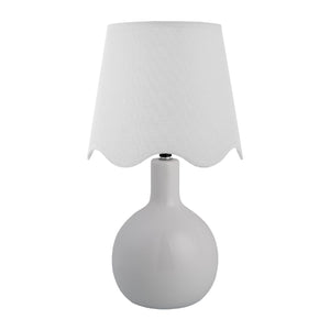   Wavy-Edge Rattan Ceramic Table Lamp | Oroa.com