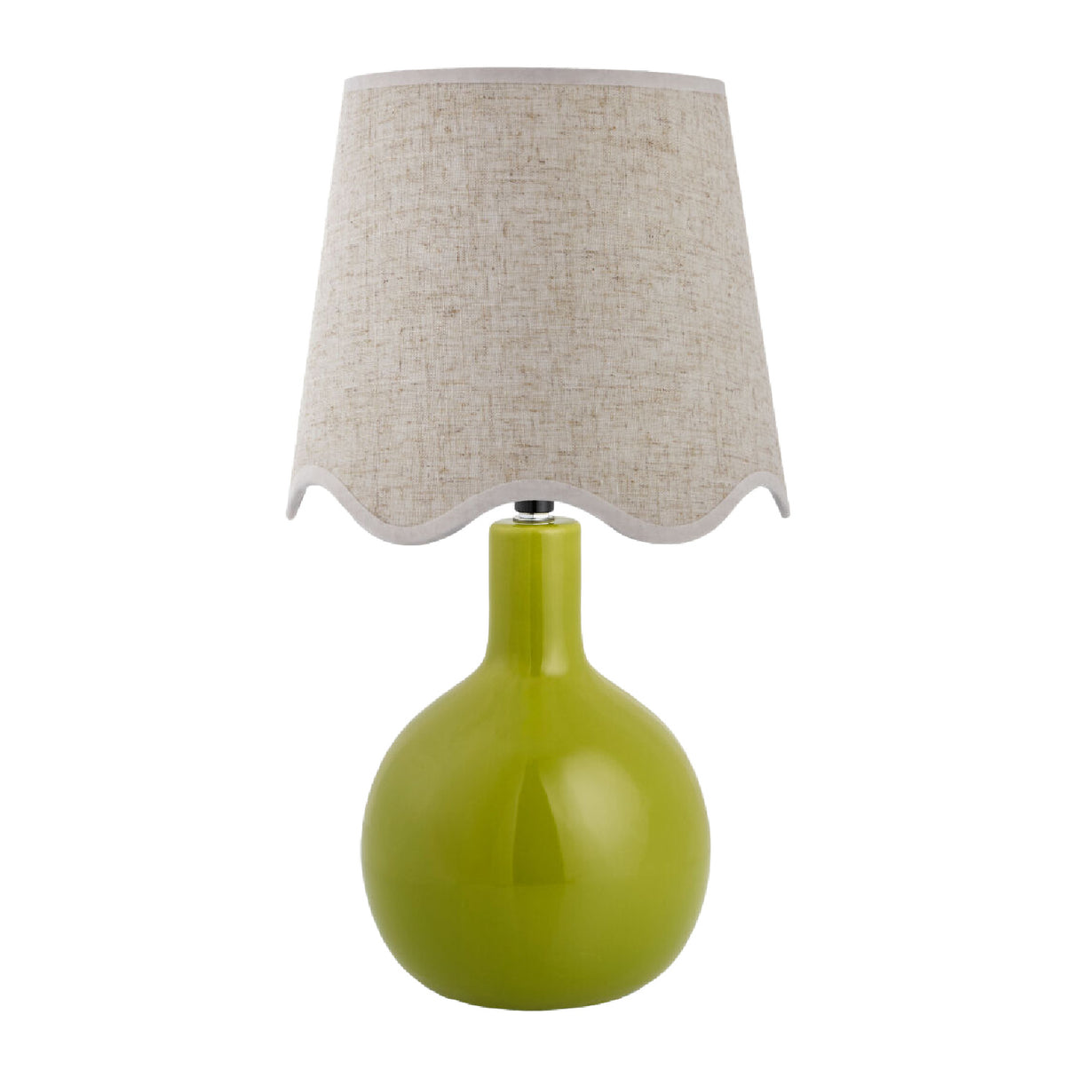   Wavy-Edge Rattan Ceramic Table Lamp | Oroa.com