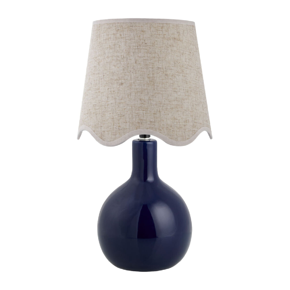   Wavy-Edge Rattan Ceramic Table Lamp | Oroa.com