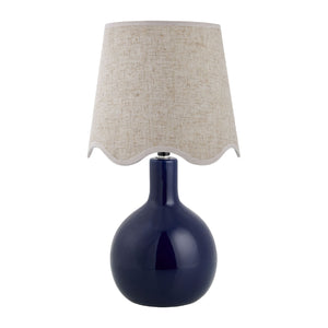   Wavy-Edge Rattan Ceramic Table Lamp | Oroa.com