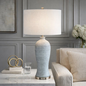   Gray Concrete Accent Table Lamp | Oroa.com