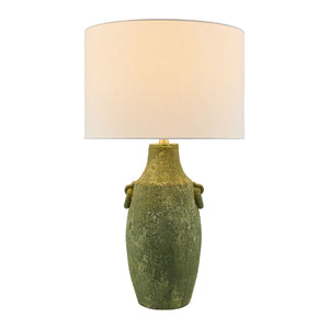   Rustic Green Ceramic Table Lamp | Oroa.com