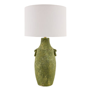   Rustic Green Ceramic Table Lamp | Oroa.com
