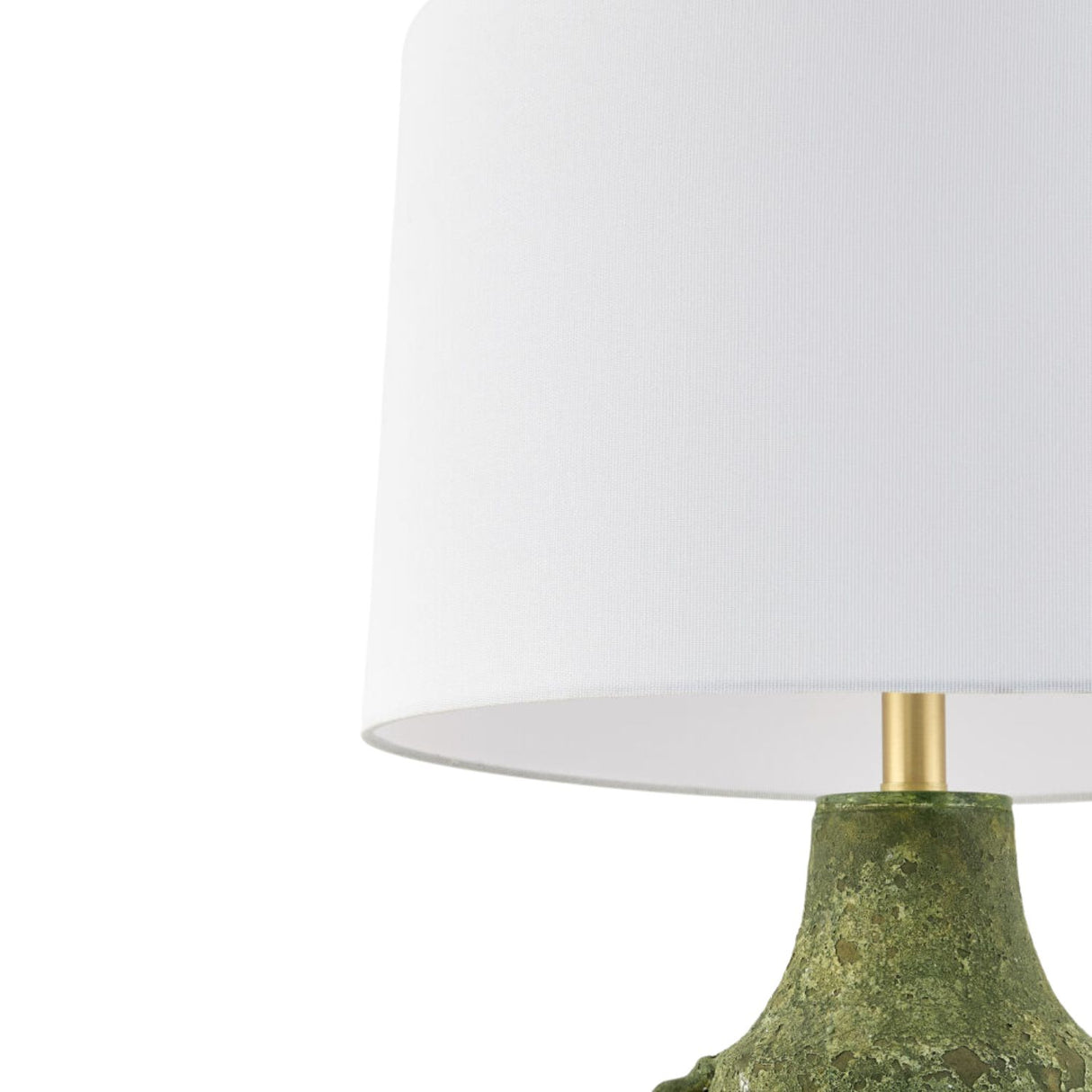   Rustic Green Ceramic Table Lamp | Oroa.com