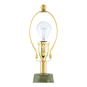   Handpainted Green Ceramic Table Lamp | Oroa.com