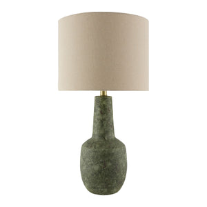   Handpainted Green Ceramic Table Lamp | Oroa.com