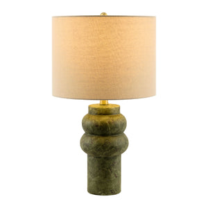   Handpainted Green Ceramic Table Lamp | Oroa.com