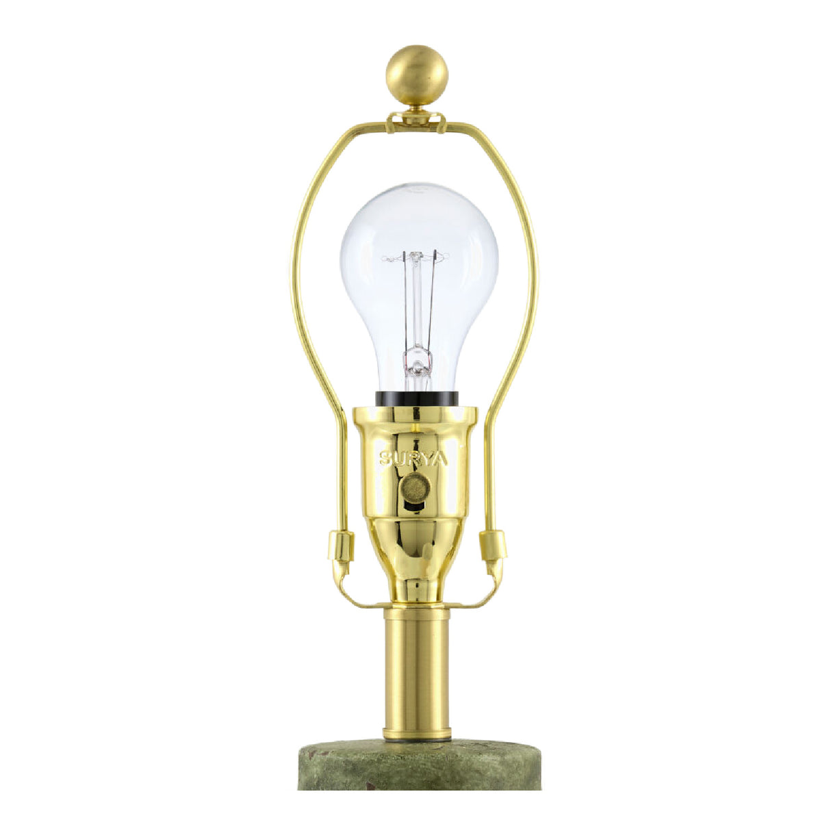   Handpainted Green Ceramic Table Lamp | Oroa.com