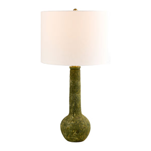   Rustic Green Ceramic Table Lamp | Oroa.com