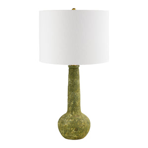   Rustic Green Ceramic Table Lamp | Oroa.com