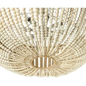   Cream Beaded Pendant Lamp | Oroa.com