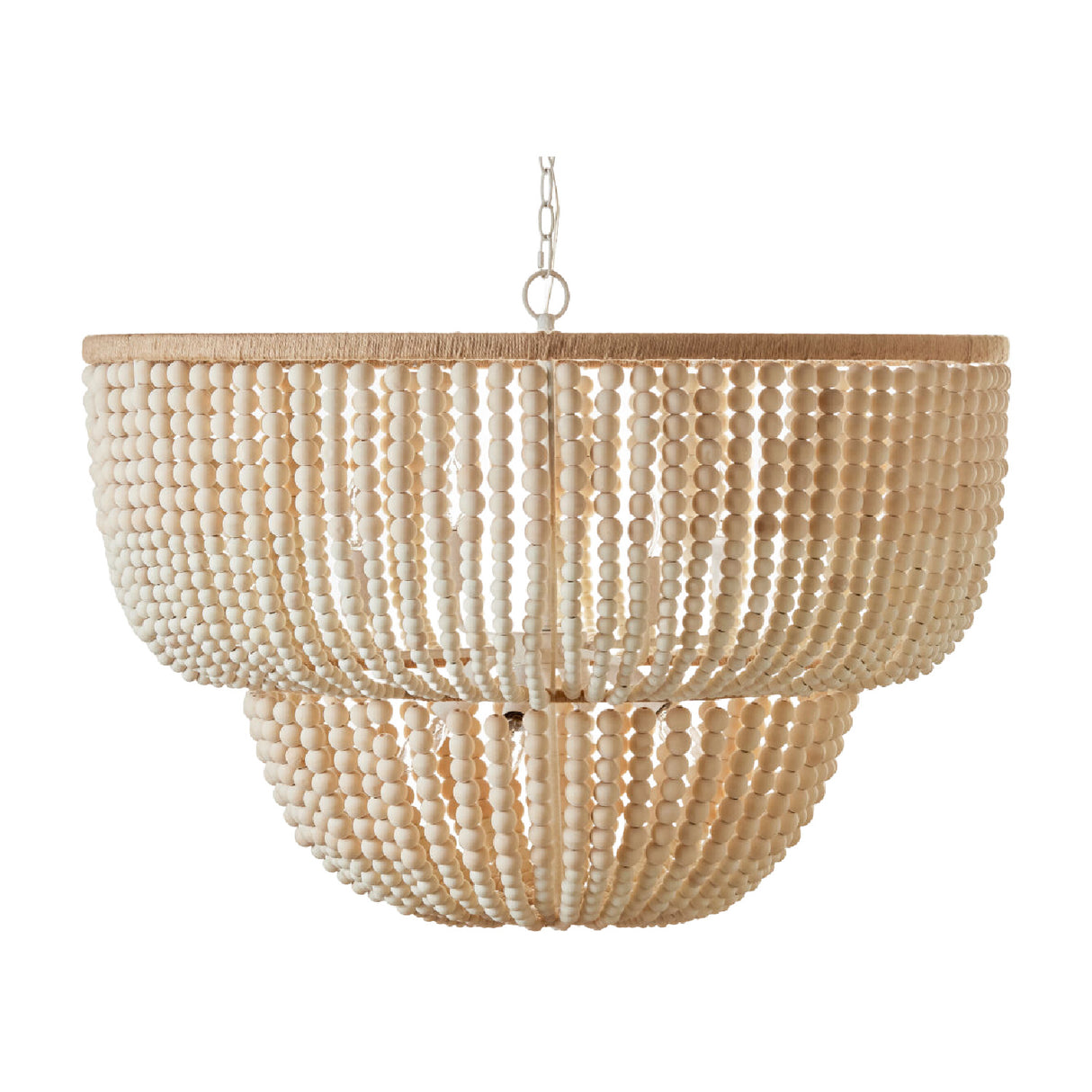   Cream Beaded Pendant Light | Oroa.com