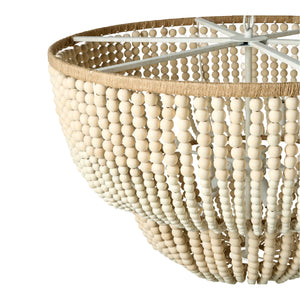   Cream Beaded Pendant Light | Oroa.com