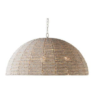   Modern European furniture - Cream Beaded Dome Pendant Light - www.oroa.com | Oroa.com