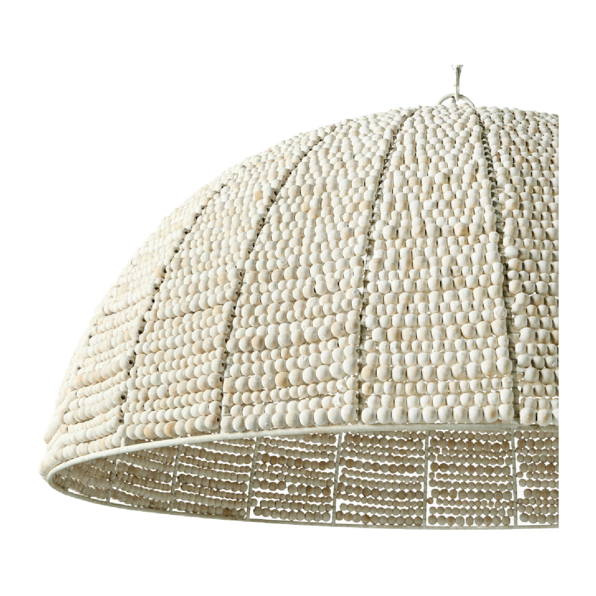   Modern European furniture - Cream Beaded Dome Pendant Light - www.oroa.com | Oroa.com