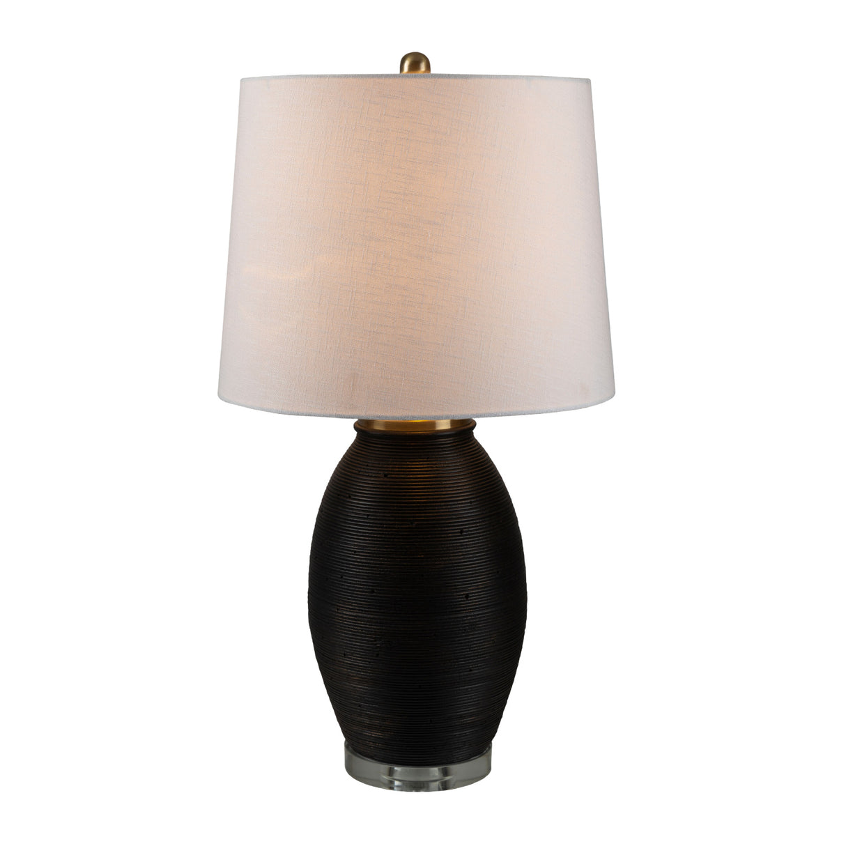   Cement Base Linen Table Lamp | Oroa.com