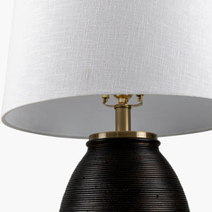   Cement Base Linen Table Lamp | Oroa.com