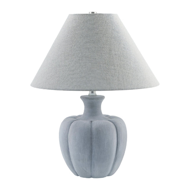 Gray Cement Linen Table Lamp | Kuda Home Bulsny | Oroa.com