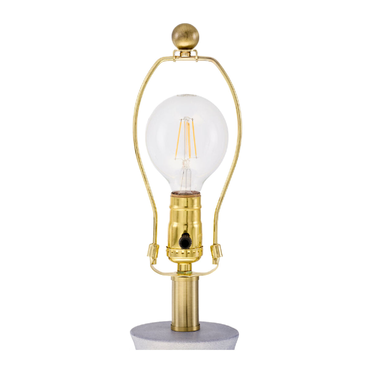   Painted Base Linen Table Lamp | Oroa.com