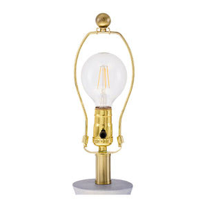   Painted Base Linen Table Lamp | Oroa.com