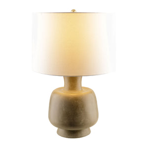   Painted Base Linen Table Lamp | Oroa.com