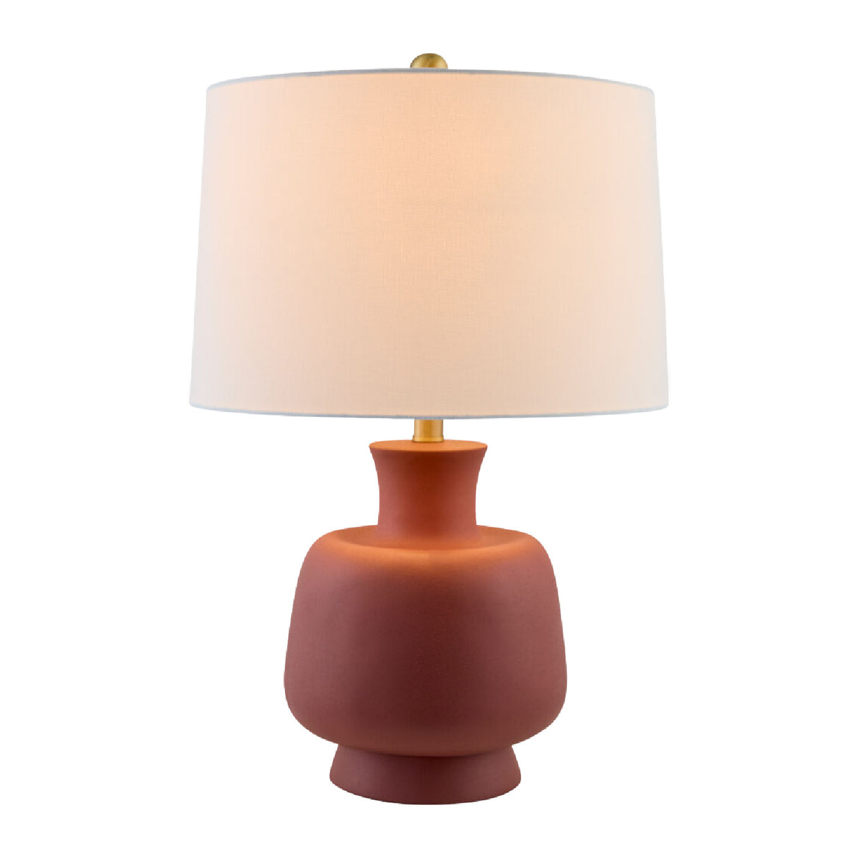   Painted Base Linen Table Lamp | Oroa.com