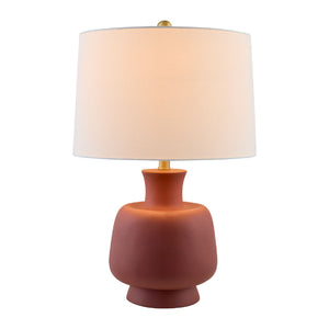   Painted Base Linen Table Lamp | Oroa.com