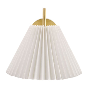  Modern European furniture - Pleated White Linen Wall Lamp - www.oroa.com | Oroa.com