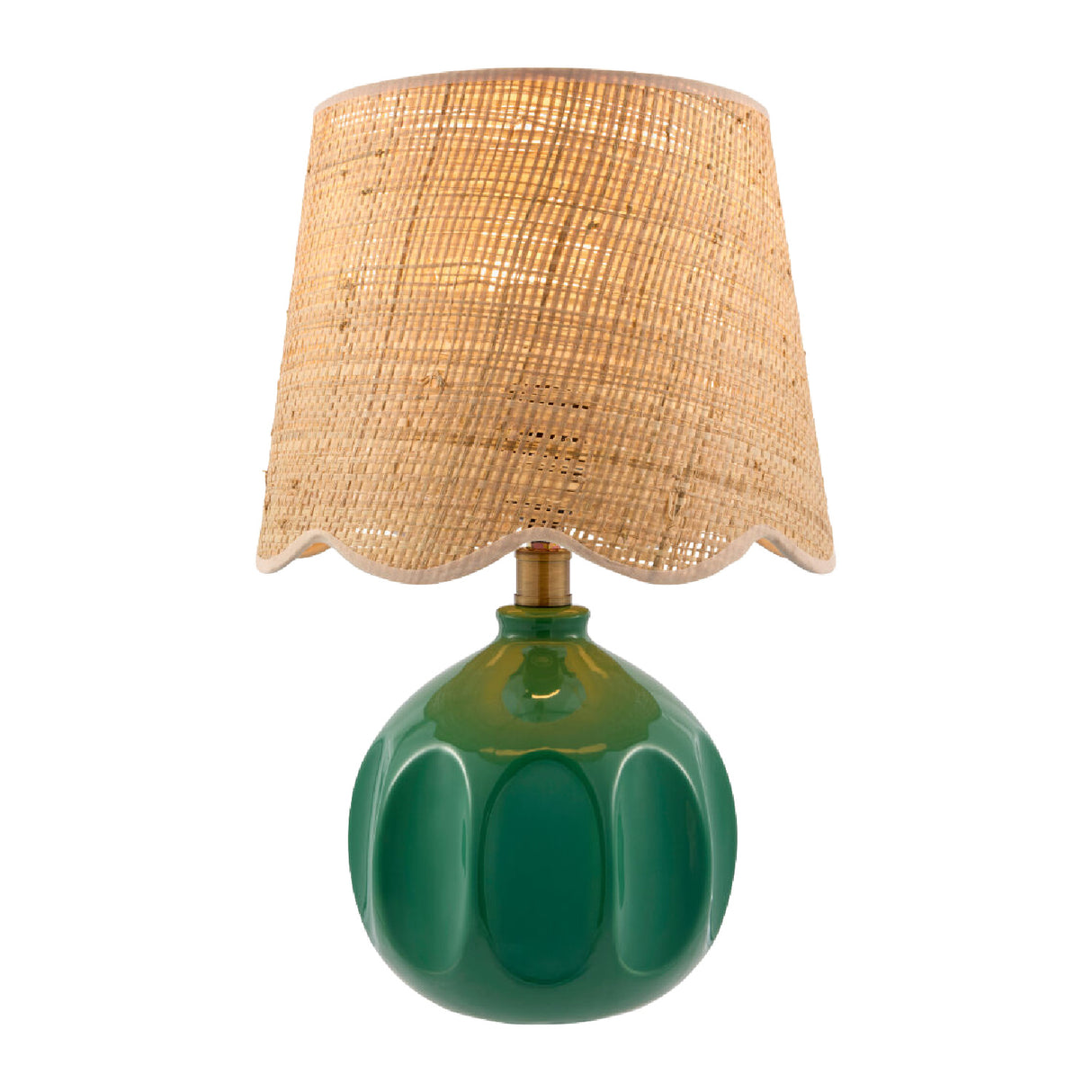   Wavy Rattan Accent Table Lamp | Oroa.com
